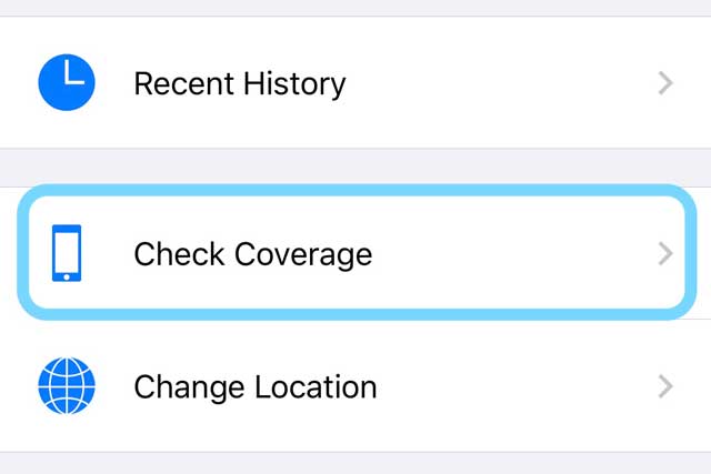 check coverage in apple support app