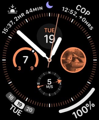 Contact showing up as an Infograph Complication on your Apple Watch