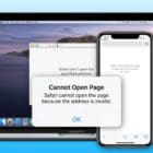 How to fix when Safari cannot open a page because the address is invalid